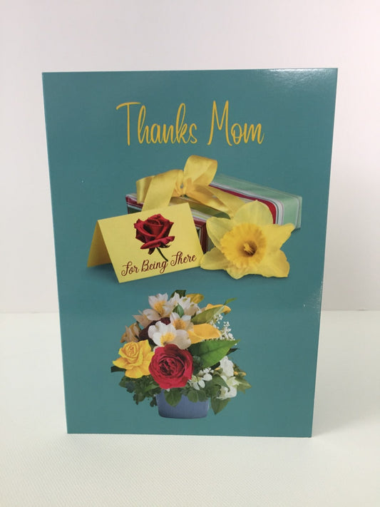 Thanks Mom 5x7 Mother's Day Card