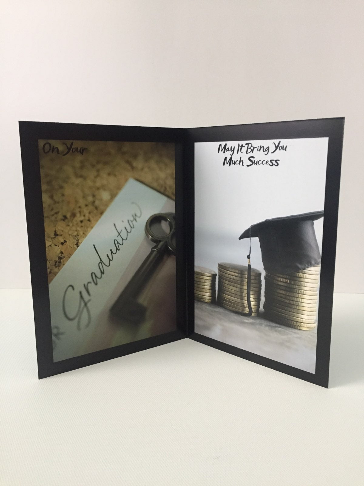 Congratulations/ Picture of Diploma 5x7 Graduation Card